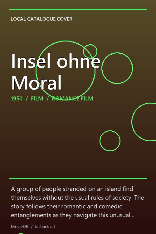 Insel ohne Moral poster