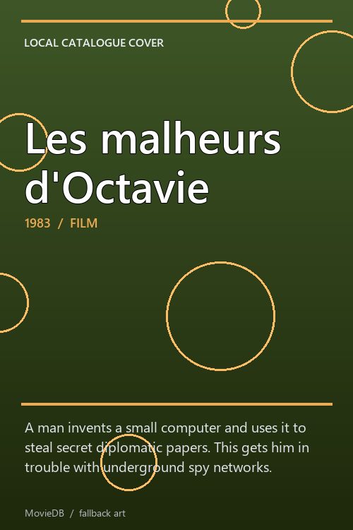 Les malheurs d'Octavie poster