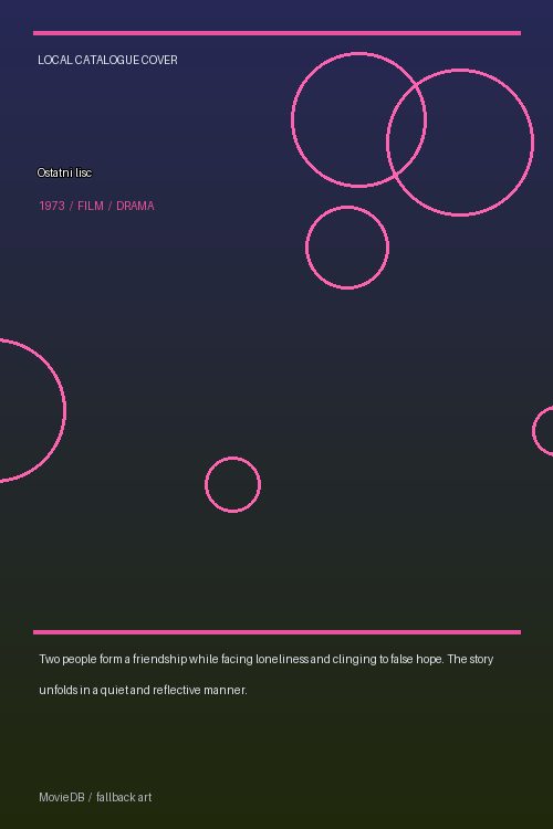 Ostatni lisc poster