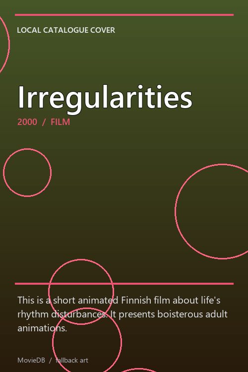 Irregularities poster