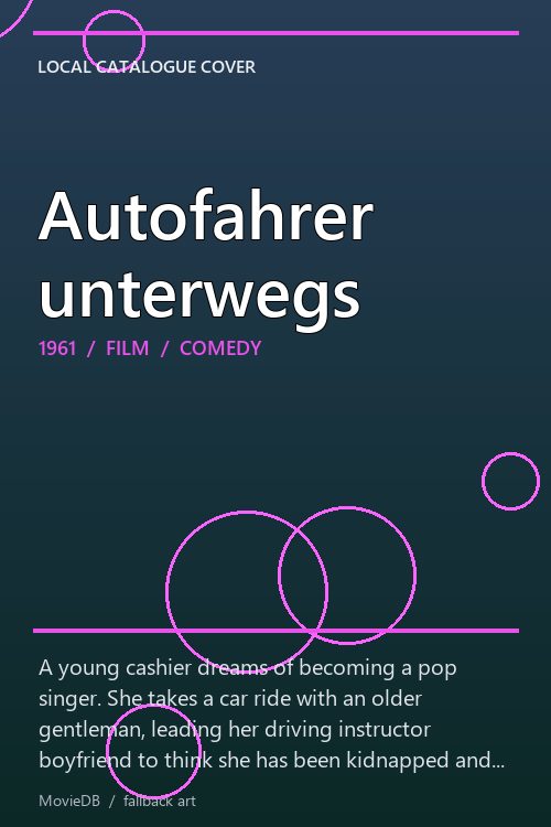 Autofahrer unterwegs poster
