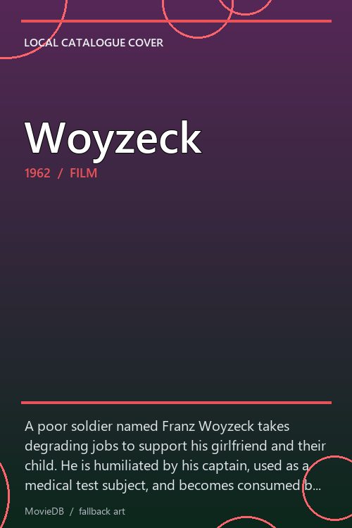 Woyzeck poster