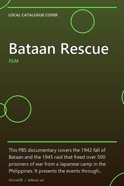 Bataan Rescue poster