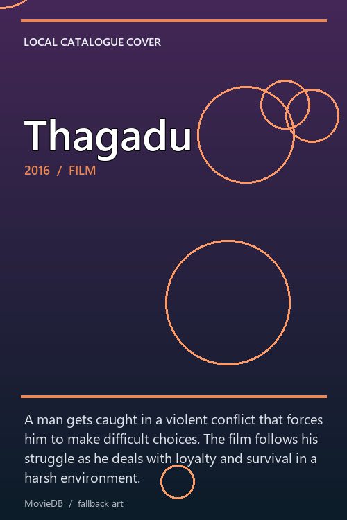 Thagadu poster