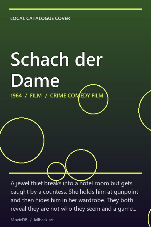 Schach der Dame poster