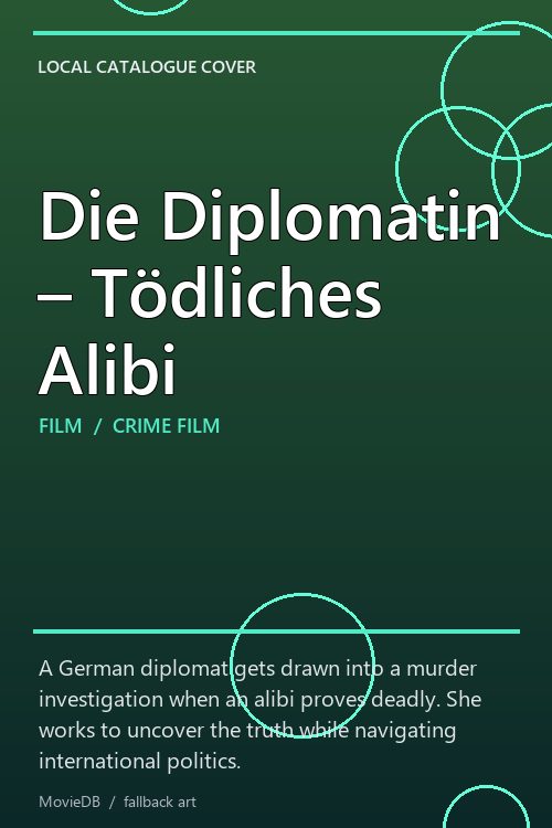 Die Diplomatin – Tödliches Alibi poster