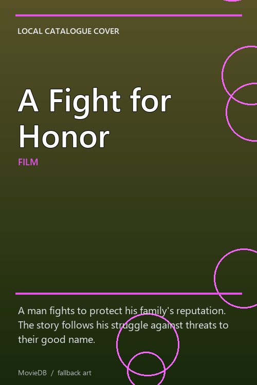 A Fight for Honor poster
