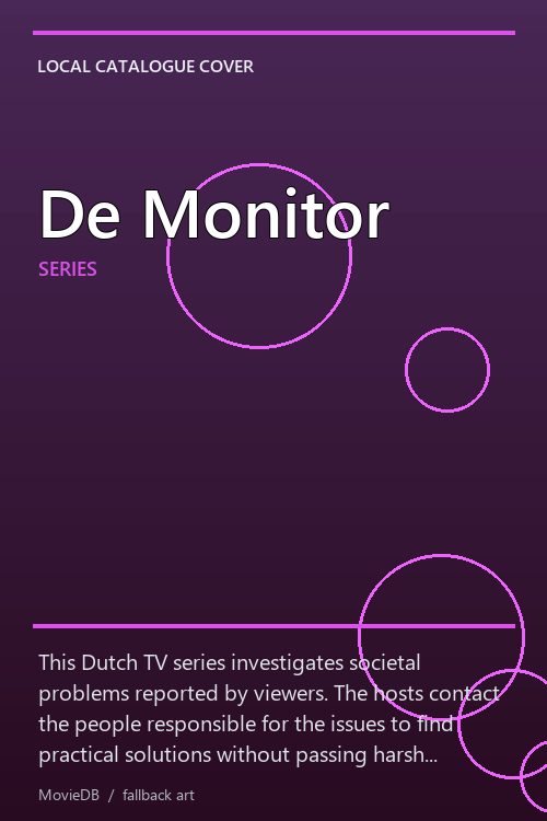De Monitor poster