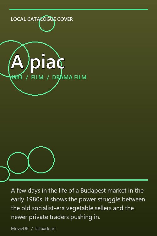 A piac poster