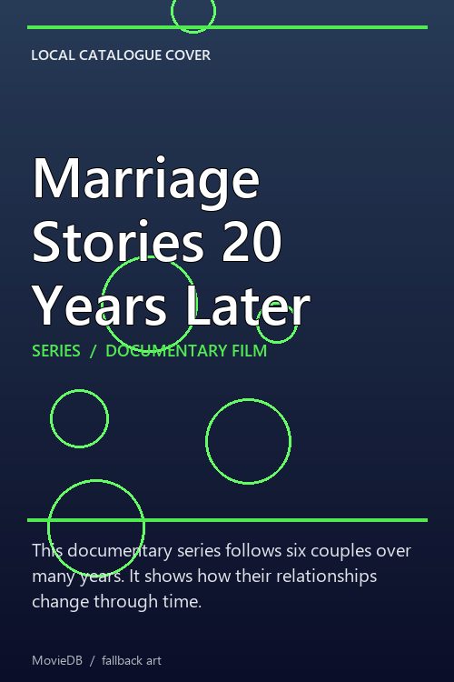 Marriage Stories 20 Years Later poster