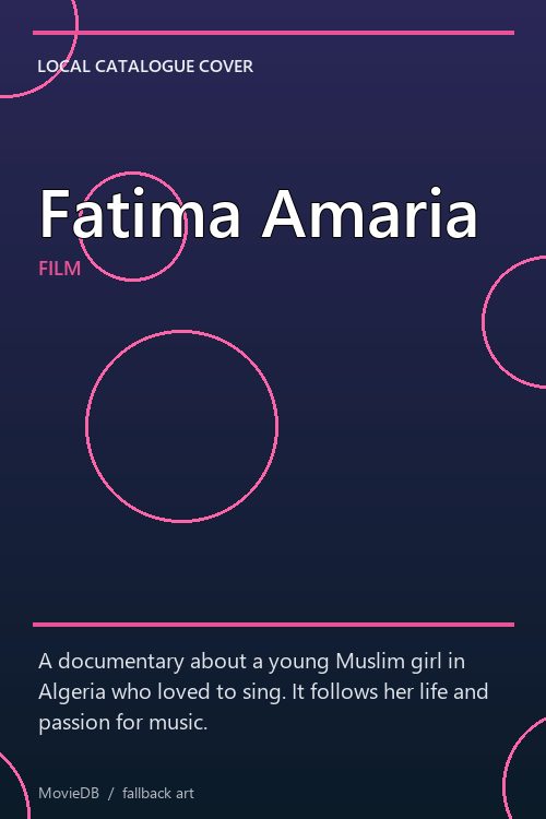 Fatima Amaria poster