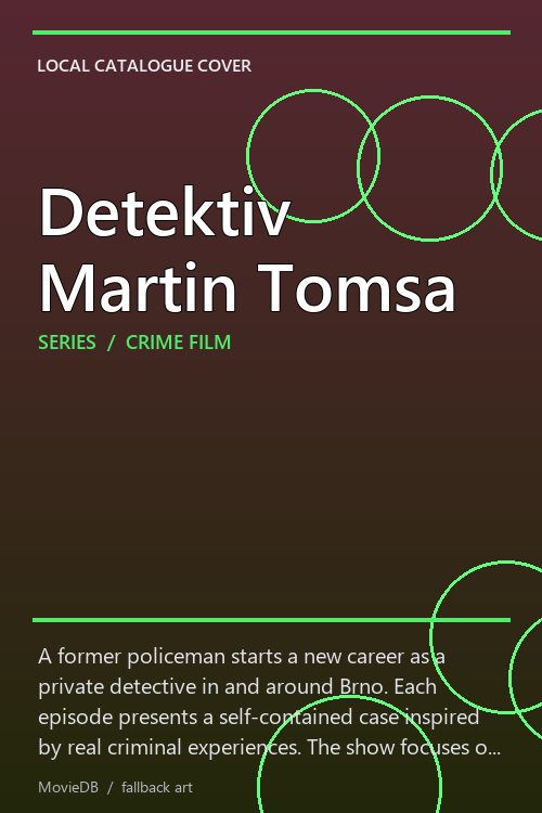 Detektiv Martin Tomsa poster