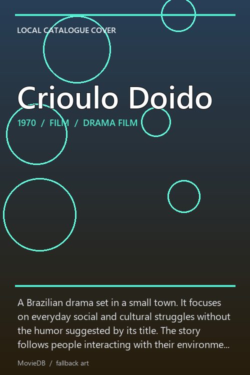 Crioulo Doido poster