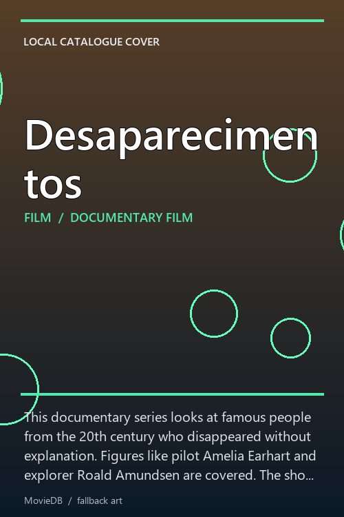 Desaparecimentos poster