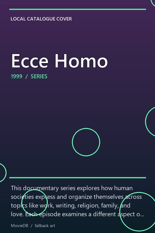 Ecce Homo poster