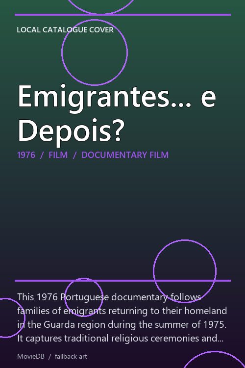 Emigrantes... e Depois? poster
