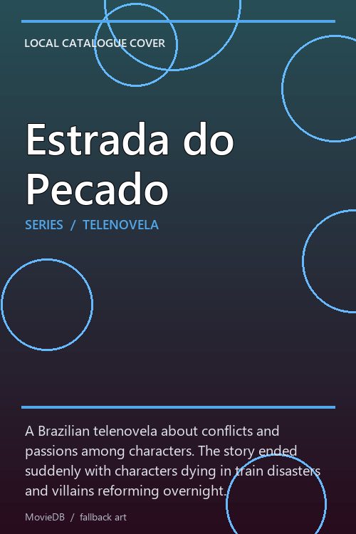 Estrada do Pecado poster