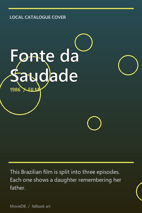 Fonte da Saudade poster