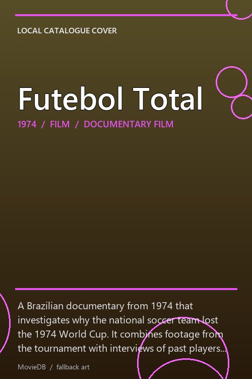 Futebol Total poster