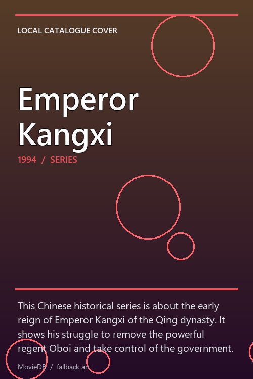 Emperor Kangxi poster