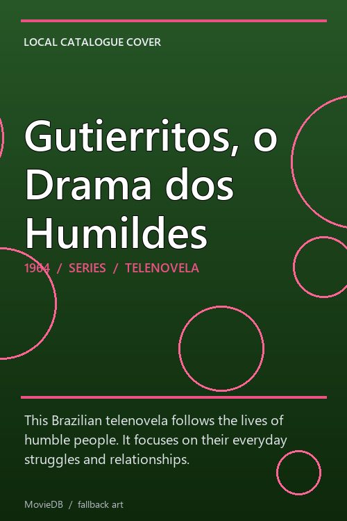 Gutierritos, o Drama dos Humildes poster