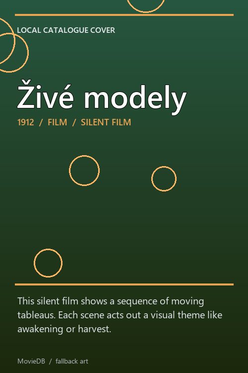 Živé modely poster