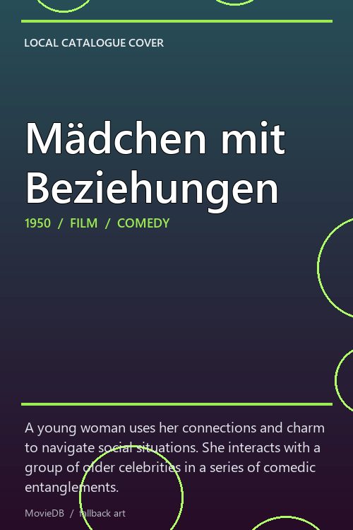 Mädchen mit Beziehungen poster