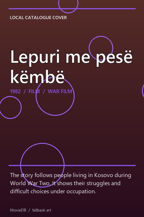 Lepuri me pesë këmbë poster