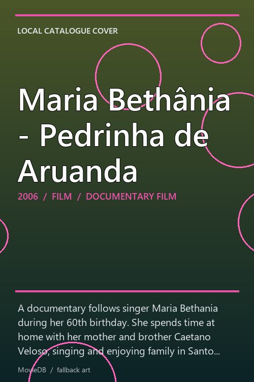 Maria Bethânia - Pedrinha de Aruanda poster