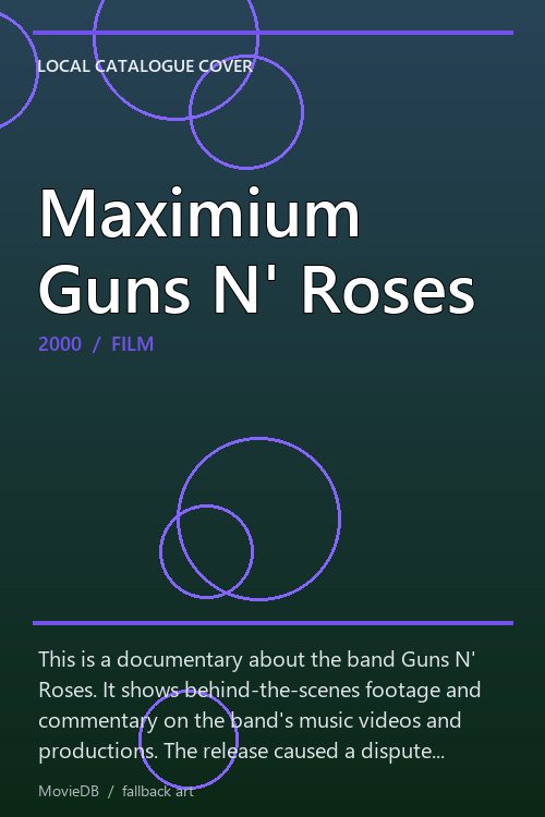 Maximium Guns N' Roses poster