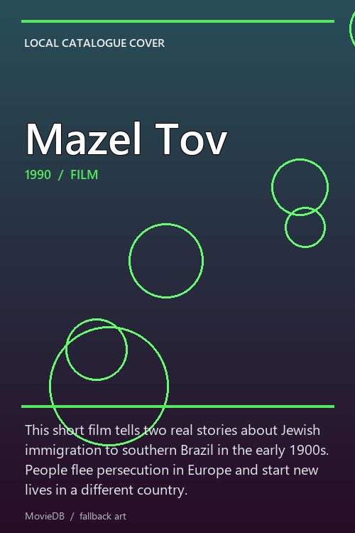 Mazel Tov poster