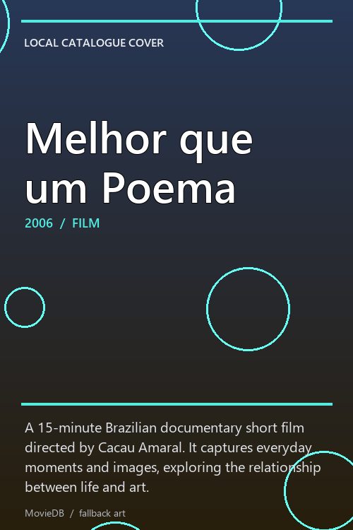 Melhor que um Poema poster