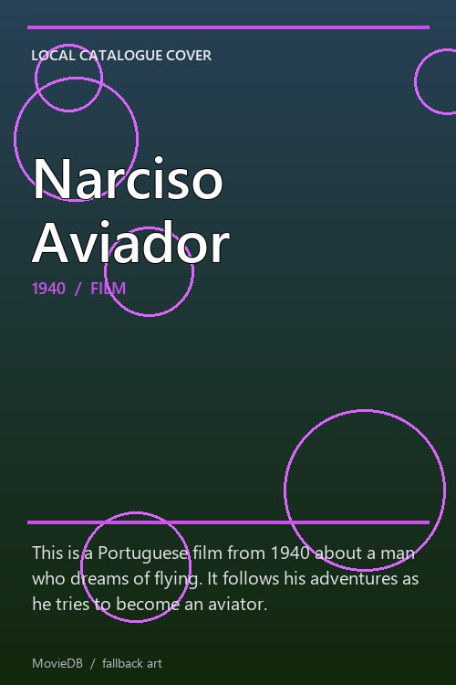 Narciso Aviador poster