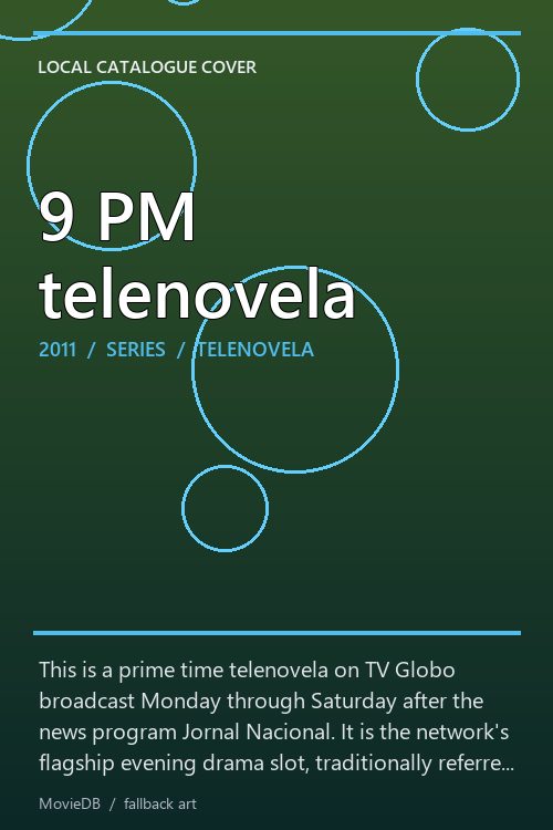 9 PM telenovela poster