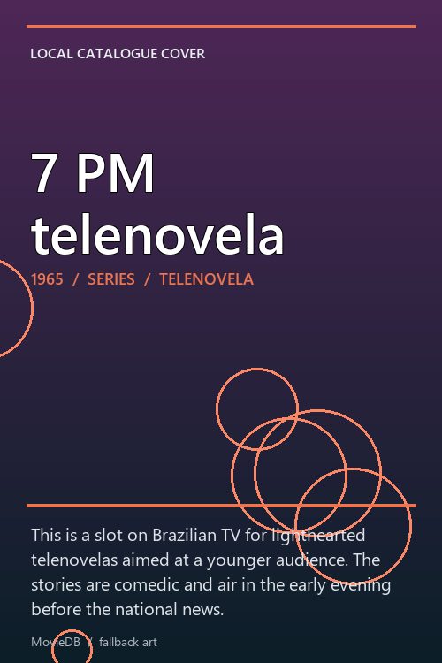 7 PM telenovela poster