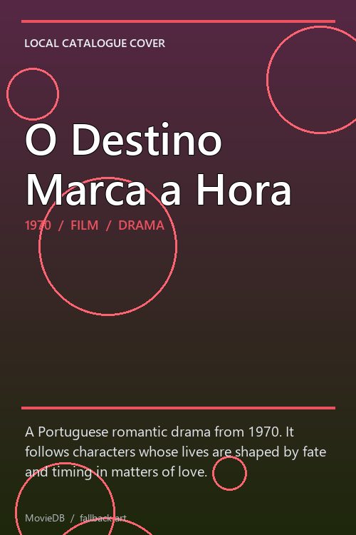 O Destino Marca a Hora poster