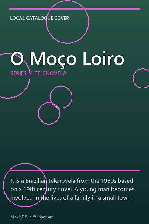 O Moço Loiro poster