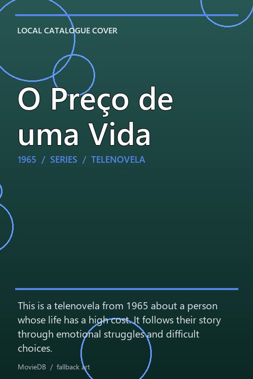 O Preço de uma Vida poster