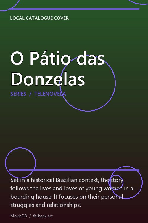 O Pátio das Donzelas poster