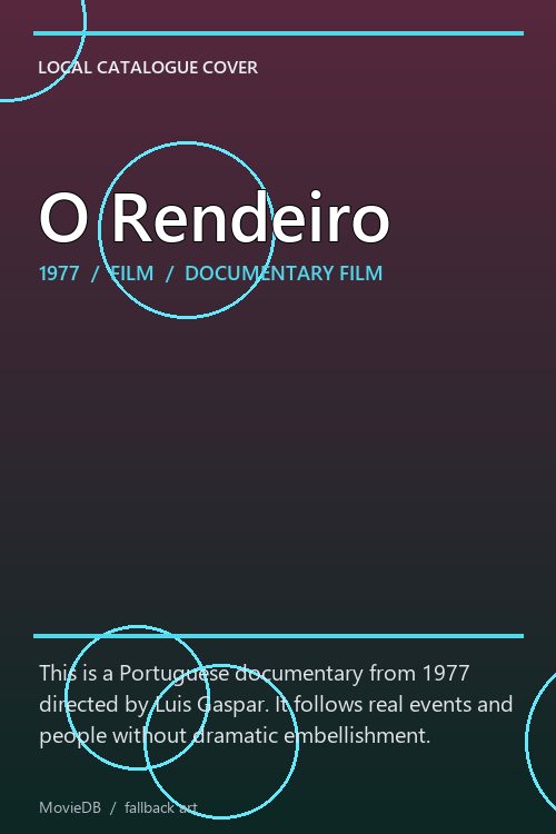 O Rendeiro poster