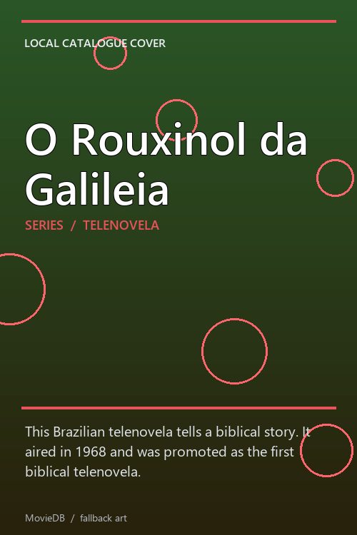 O Rouxinol da Galileia poster