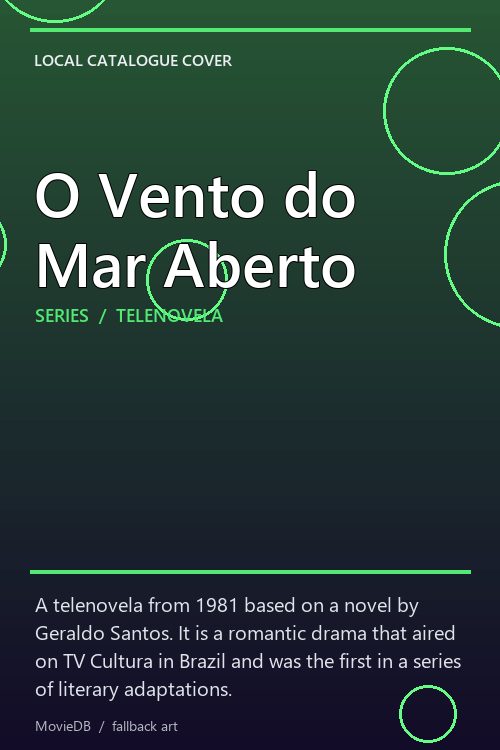 O Vento do Mar Aberto poster