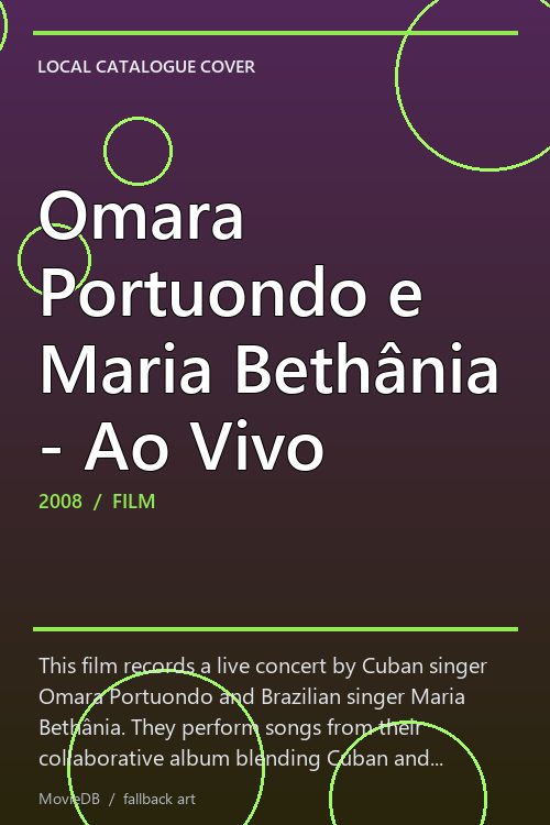 Omara Portuondo e Maria Bethânia - Ao Vivo poster