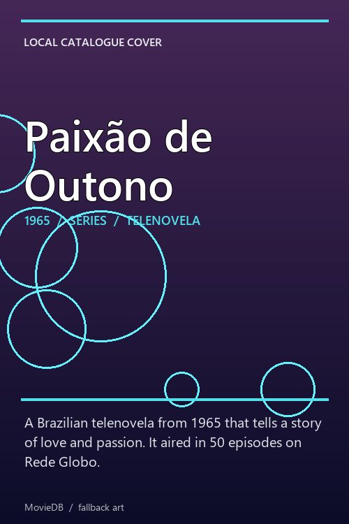 Paixão de Outono poster