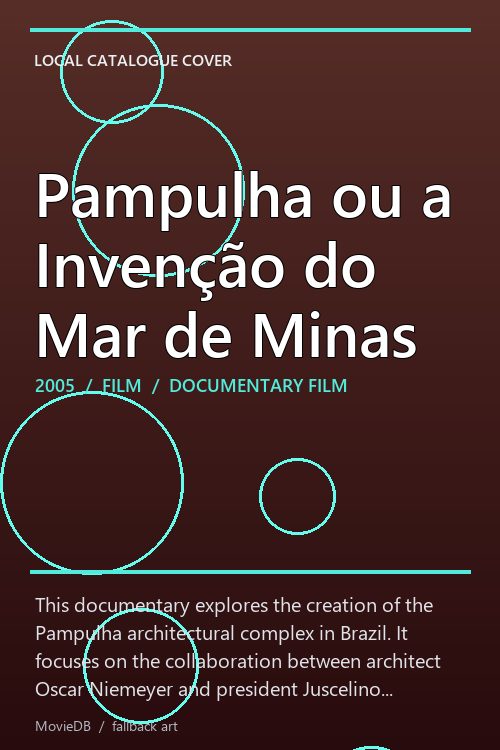 Pampulha ou a Invenção do Mar de Minas poster