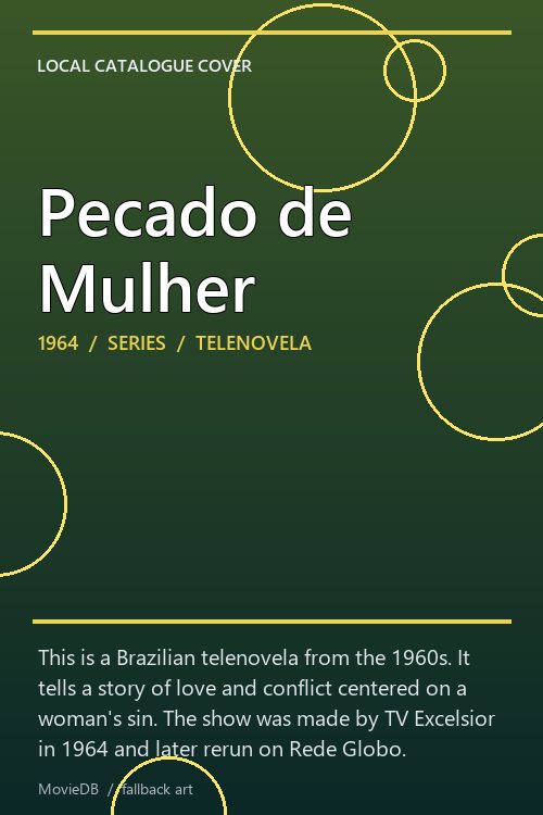 Pecado de Mulher poster