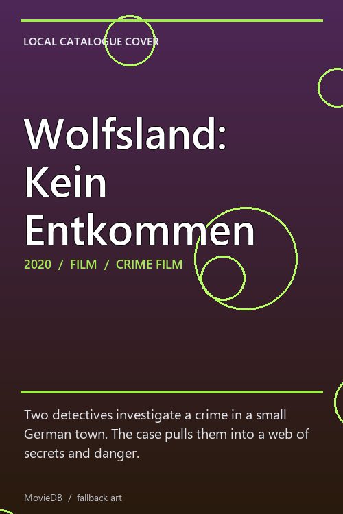 Wolfsland: Kein Entkommen poster