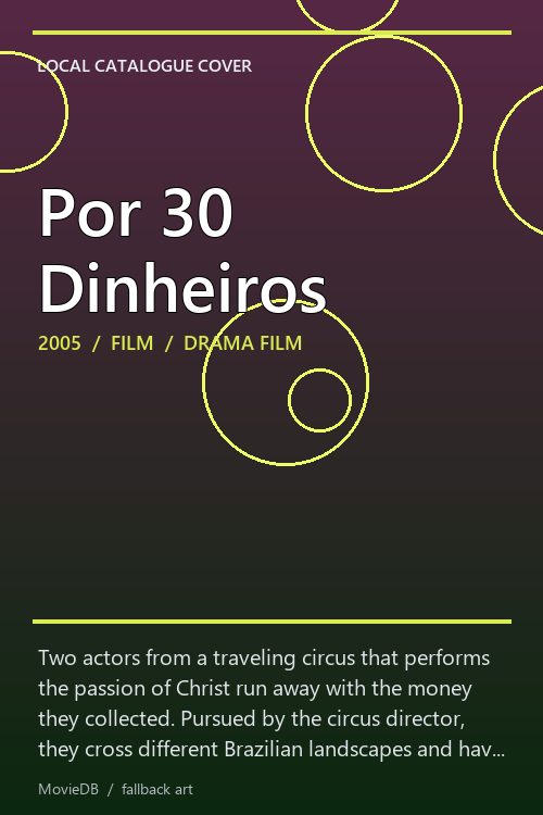 Por 30 Dinheiros poster