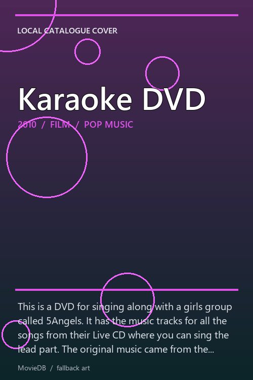 Karaoke DVD poster