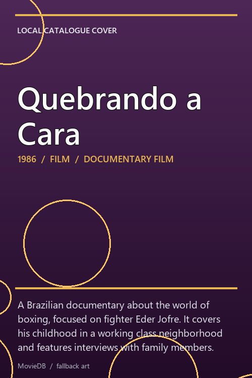 Quebrando a Cara poster